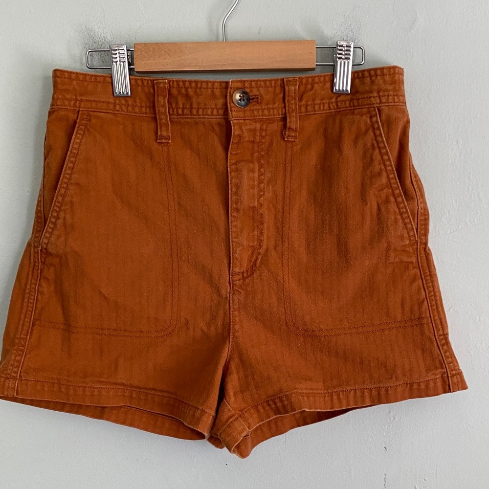 Madewell Women’s Burnt Orange Shorts Size Small